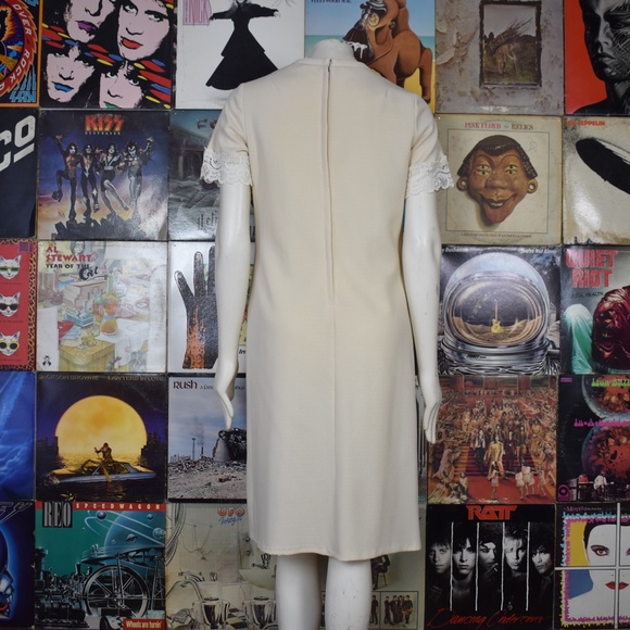 SOLD True Vintage 60s Midi Shift Dress Jackie O - Picture 6 of 6